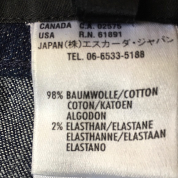 Escada Sz 36  Boot cut/ flare jeans - Picture 8 of 10